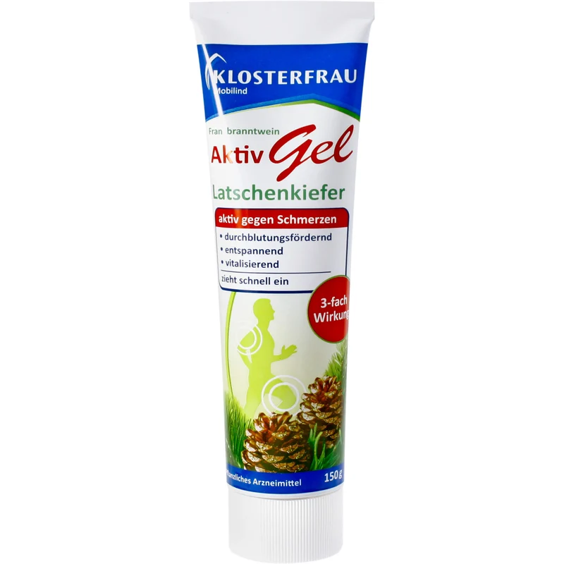KLOSTERFRAU Mobilind Franzbranntwein Aktiv Gel Latschenkiefer, 150 g Gel