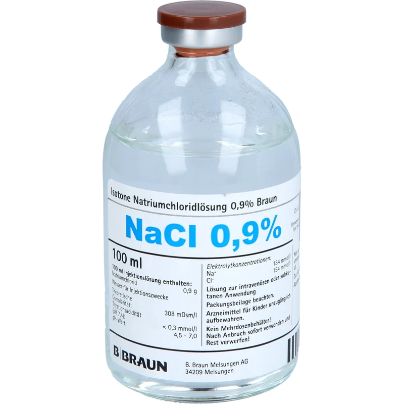 Braun Isotone Natriumchloridlösung 0,9 % Injektionslösung, 2000 ml Lösung