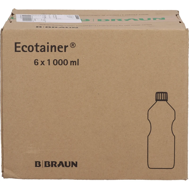 B. Braun Spüllösung Kunstoff Flasche 1000 ml, 6000 ml Lösung