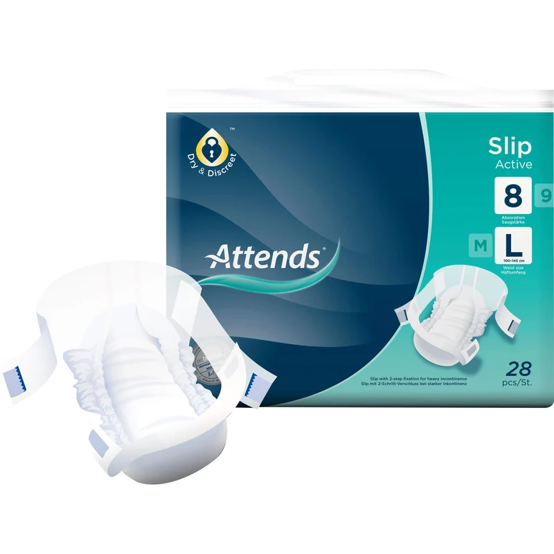 Attends Slip Active 8 Large, 28 St