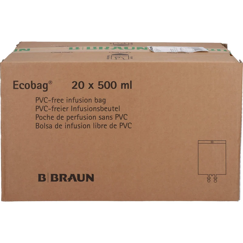 Isotone Kochsalz-Lösung 0,9 % Braun Infusionslösung, Ecobag 500 ml, 20X500 ml INF