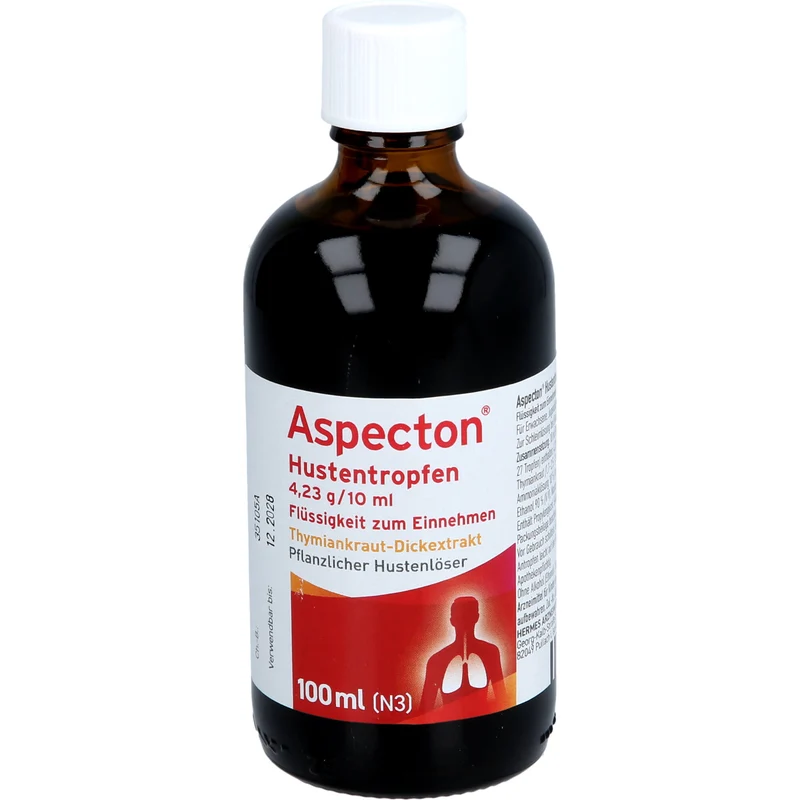 Aspecton Hustentropfen bei Husten und akuter Bronchitis, 100 ml Lösung