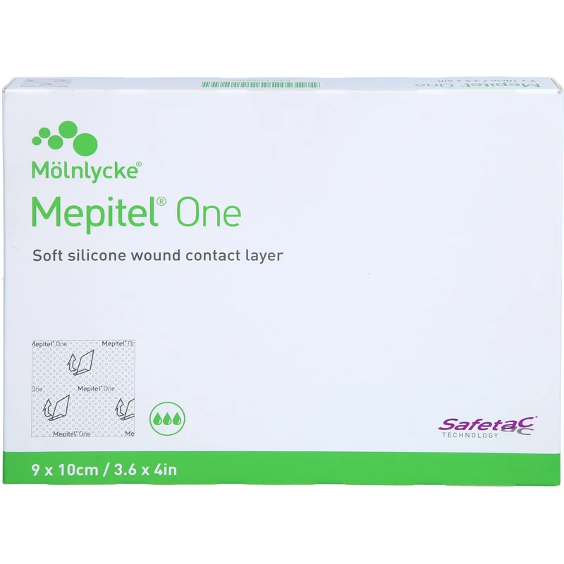 Mepitel One 9 x 10 cm Silikon-Netzverband, 5 St. Verband