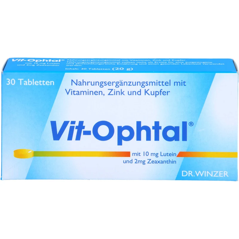 Vit-Ophtal mit 10mg Lutein, 30 St TAB