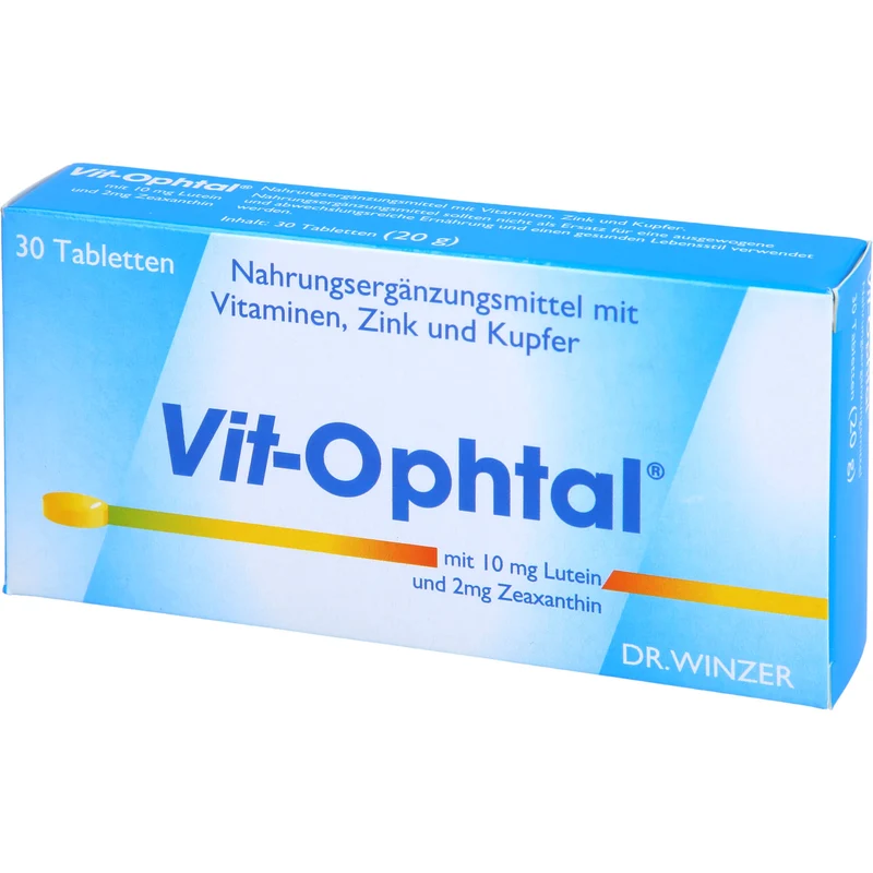 Vit-Ophtal mit 10mg Lutein, 30 St TAB