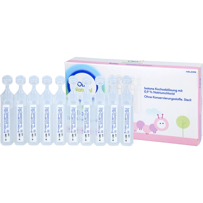 Otri-Natural Baby Einzeldosispipetten isotone Kochsalzlösung mit 0,9% Natriumchlorid, 20 St. Einzeldosispipetten