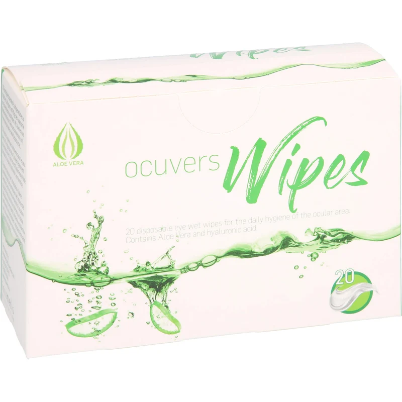 Ocuvers Wipes Lidrandpflege, 20 St. Tücher
