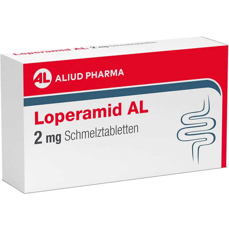 Loperamid AL 2 mg Schmelztabletten bei Durchfall, 12 St. Tabletten