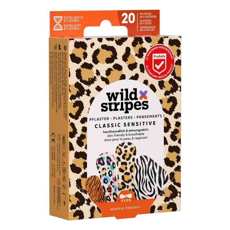 Wild Stripes Classic Sensitive Animal Pflaster, 20 St. Pflaster