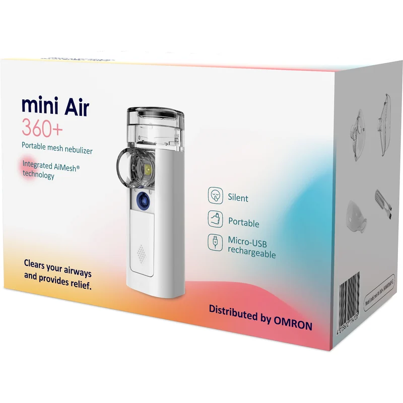 OMRON mini Air 360+ Mesh Vernebler tragbar, 1 St. Gerät
