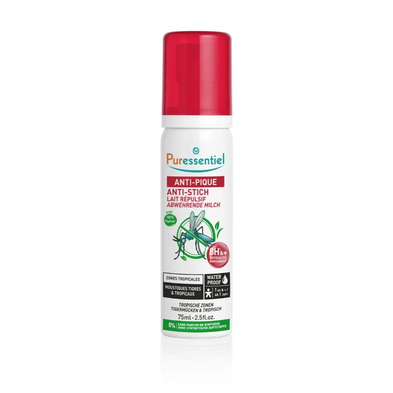 Puressentiel Anti-Stich Waterproof abwehrende Milch, 75 ml Milch