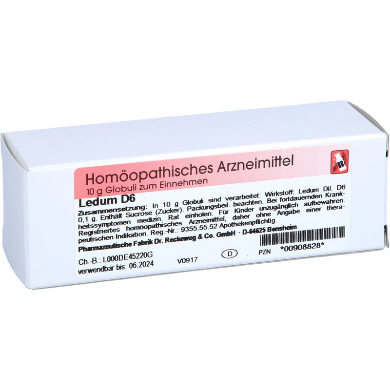 Ledum D6 Reckeweg Glob., 10 g GLO