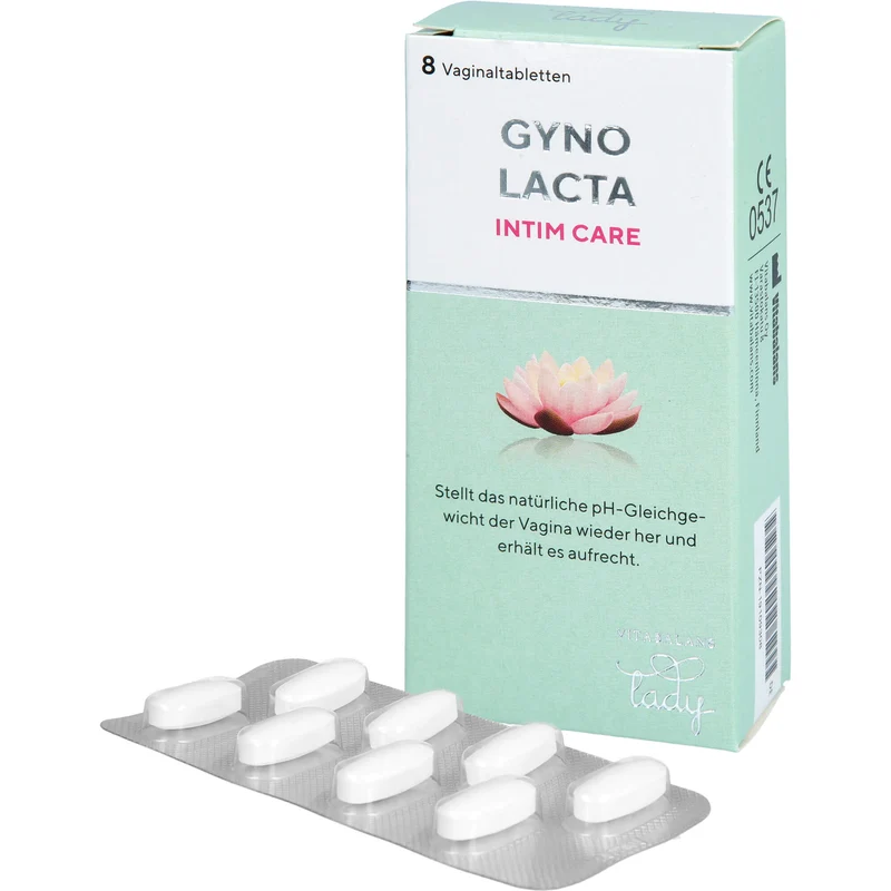 Gynolacta Vaginaltabletten stellt das natürliche pH-Gleichgewicht in der Vagina wieder her, 8 St. Tabletten