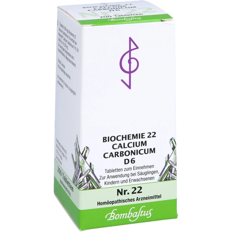 Bombastus Biochemie 22 Calcium carbonicum D6 Tabletten, 200 St. Tabletten