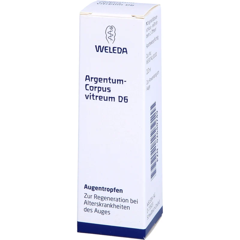 WELEDA Argentum corpus Vitreum D6 Augentropfen, 10 ml Lösung