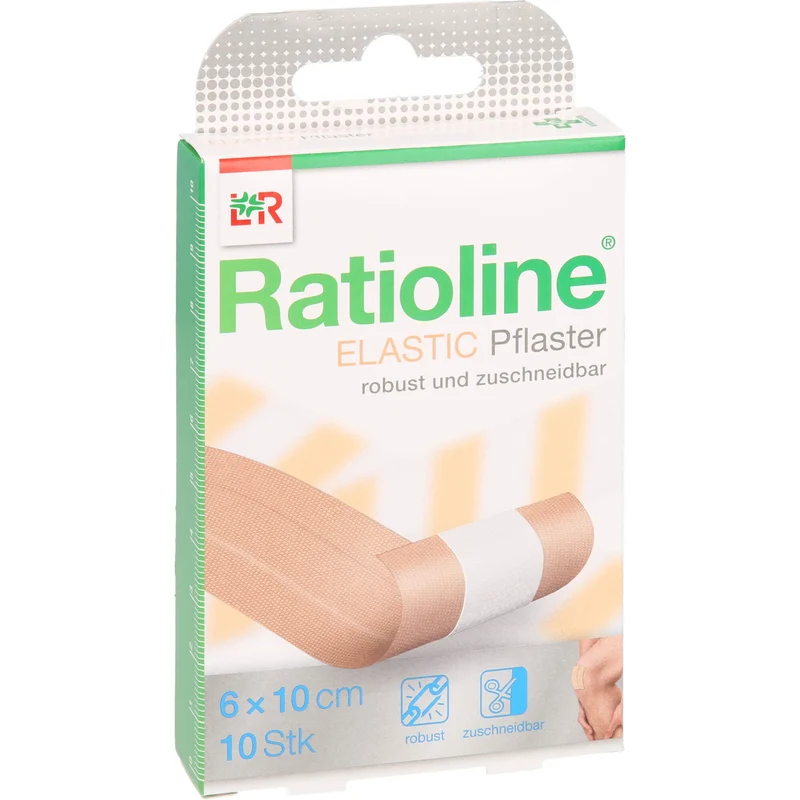 Ratioline elastic Pflaster 6 cm x 10 cm, 1 St. Wundauflagen