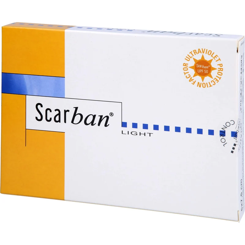 Scarban Light Silikonverband 5 x 7,5 cm, 2 St. Wundauflagen