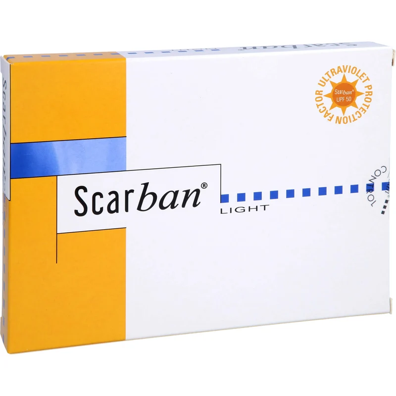 Scarban Light Silikonverband 5 x 7,5 cm, 2 St. Wundauflagen