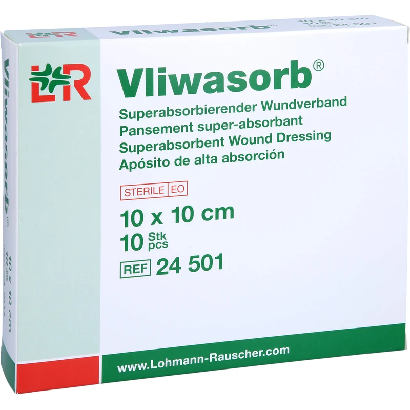 Vliwasorb Superabsorbierender Wundverband, 10 St VER