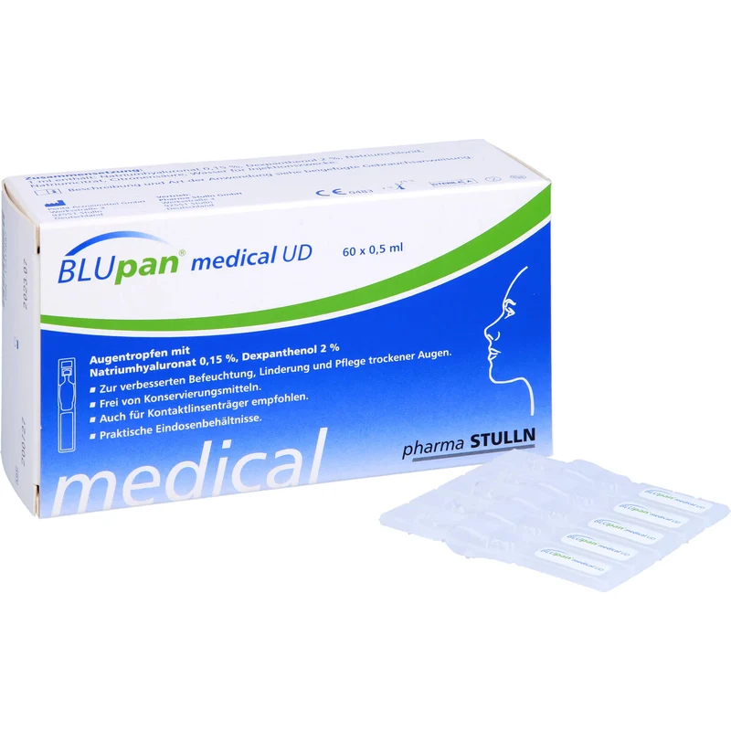 BLUpan medical UD Augentropfen, 60 St. Lösung