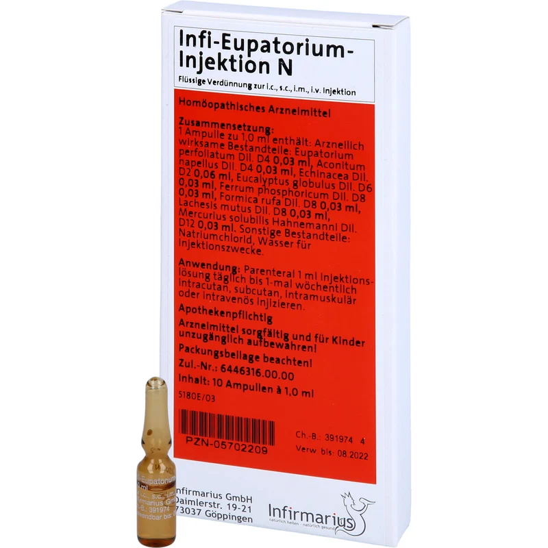 Infi Eupatorium Injektion N, 10X1 ml AMP