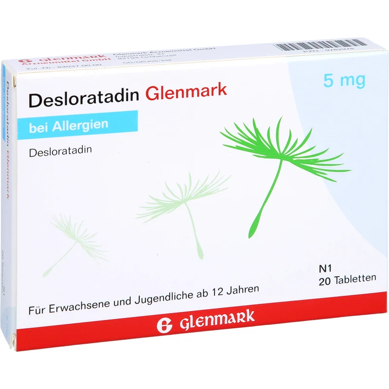 Desloratadin Glenmark 5 mg Tabletten, 20 St TAB
