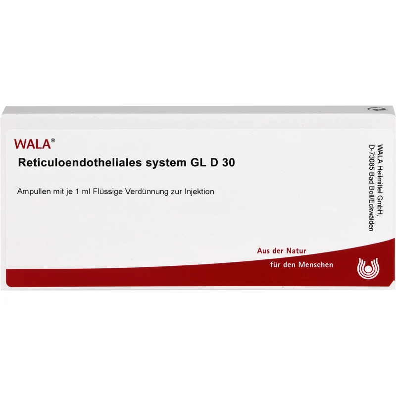 Reticuloendotheliales System Gl D30 Wala Ampullen, 10 St. Ampullen