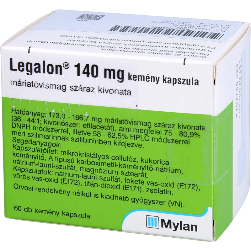 Legalon forte ACA Hartkapseln bei Lebererkrankungen, 60 St. Kapseln