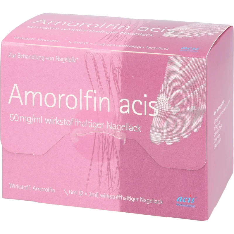 Amorolfin acis 50 mg/ml wirkstoffhaltiger Nagellack, 6 ml NAW