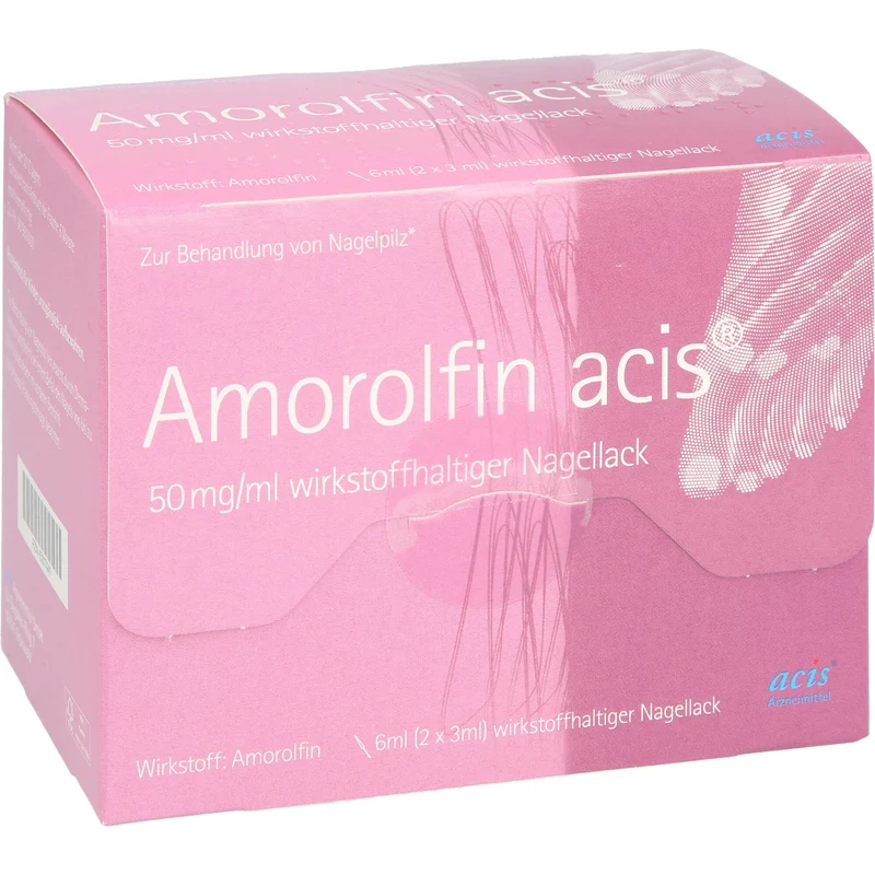 Amorolfin acis 50 mg/ml wirkstoffhaltiger Nagellack, 6 ml NAW
