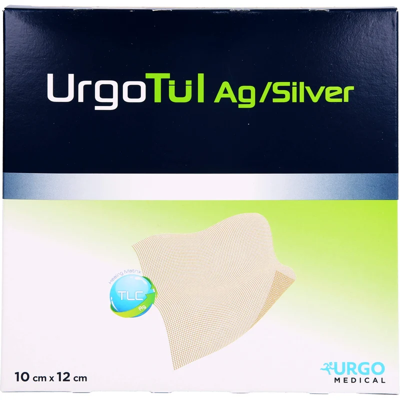 Urgotül Silver, Lipidokolloid-Wundauflage mit Silbersalz, 10 St WGA