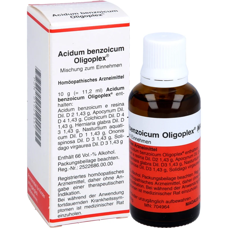 Acidum benzoicum Oligoplex®, Mischung, 50 ml LIQ