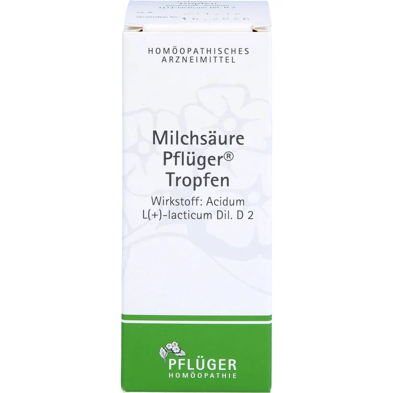 Milchsäure Pflüger Tropfen, 100 ml Lösung