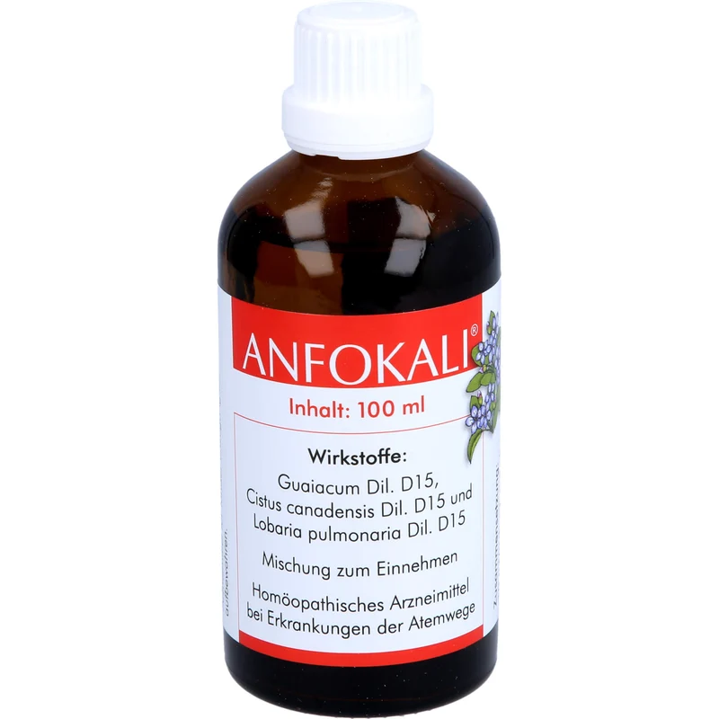 ANFOKALI Tropfen bei Erkrankungen der Atemwege, 100 ml Lösung