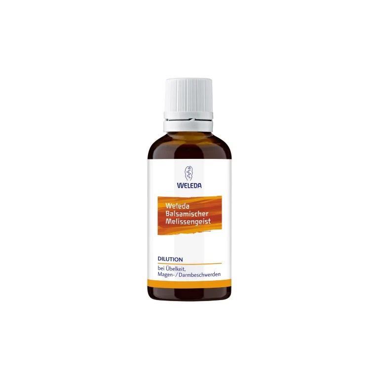WELEDA Balsamischer Melissengeist bei Übelkeit, 50 ml Lösung