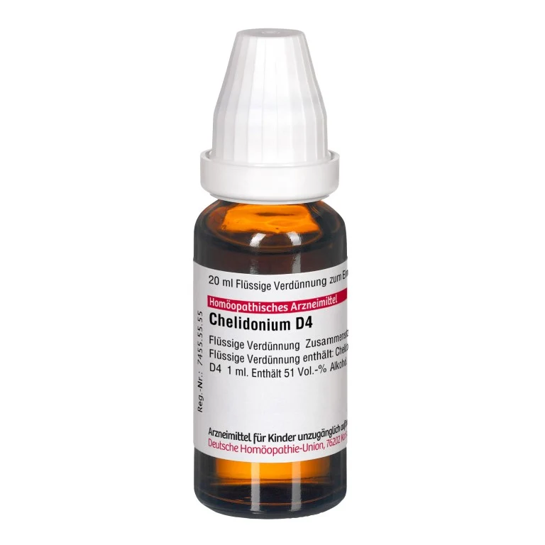 DHU Chelidonium D4 Dilution, 20 ml Lösung