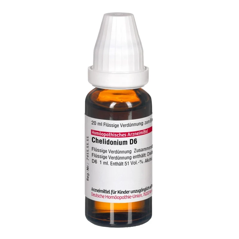 DHU Chelidonium D6 Dilution, 20 ml Lösung