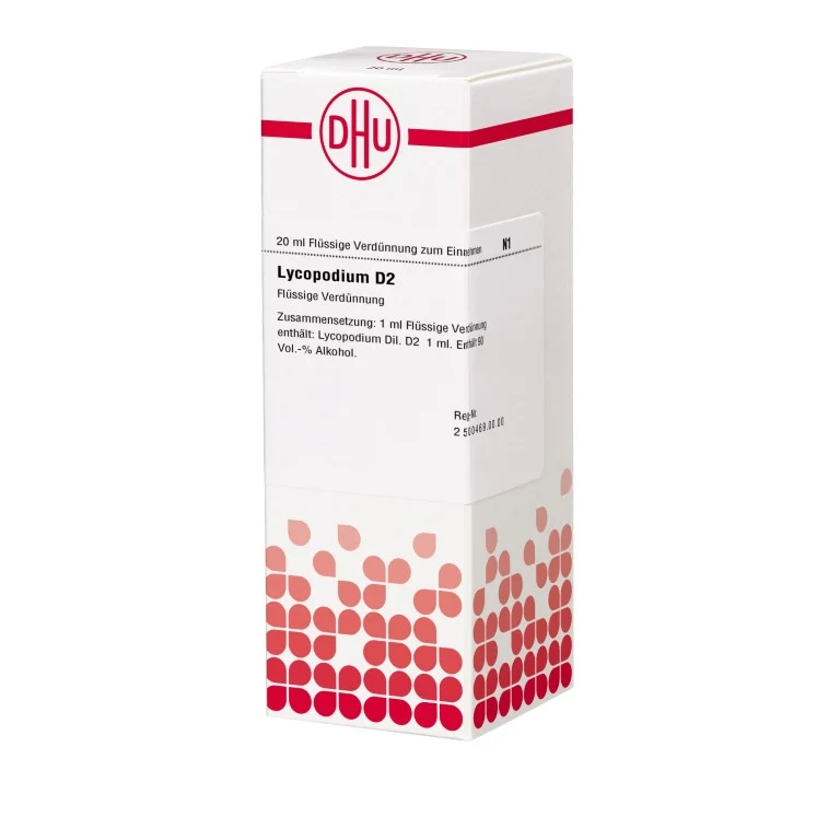 DHU Lycopodium D2 Dilution, 20 ml Lösung
