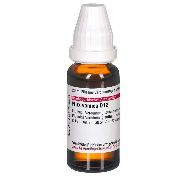 DHU Nux vomica D12 Dilution, 20 ml Lösung
