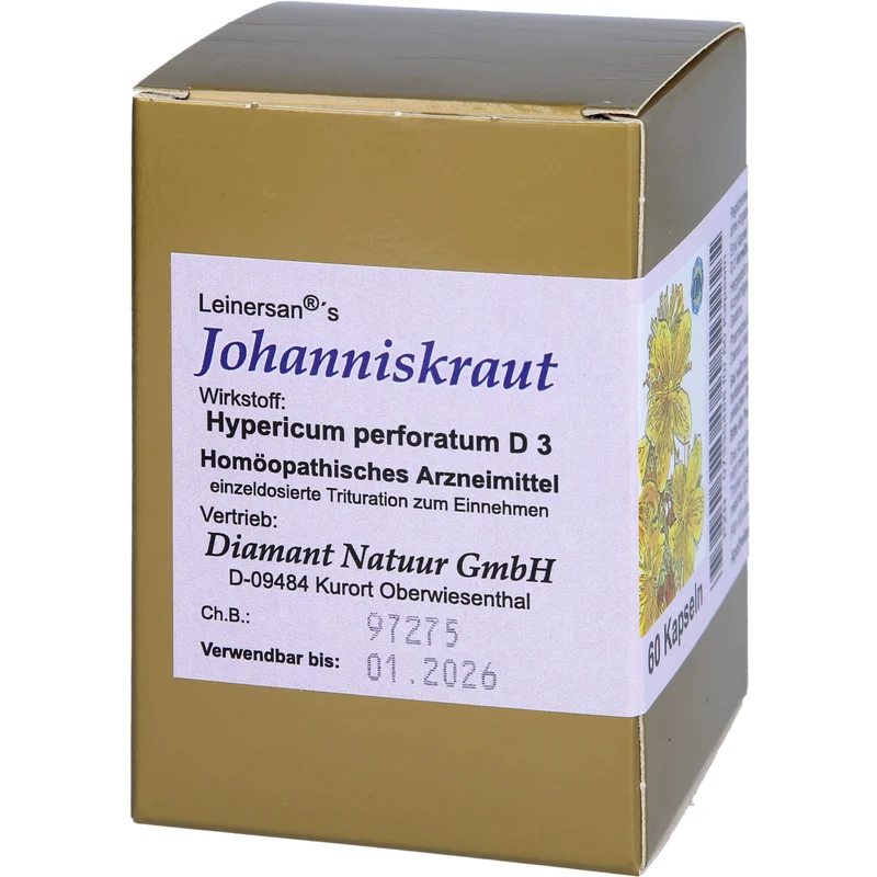 Diamant Natuur Johanniskraut Kapseln, 60 St. Kapseln