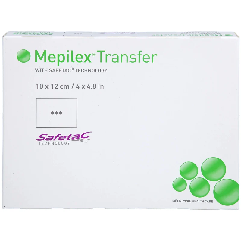 Mepilex Transfer Verbände 10 x 12 cm, 5 St. Verband