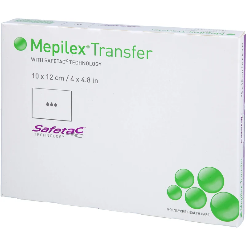 Mepilex Transfer Verbände 10 x 12 cm, 5 St. Verband