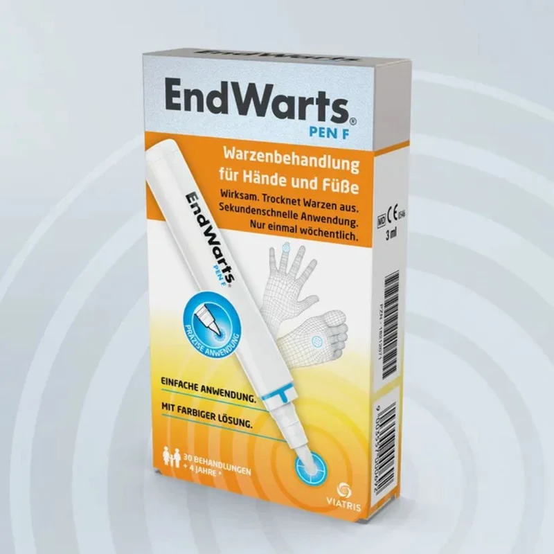 EndWarts PEN F Warzenbehandlung für Hände und Füße, 3 ml Lösung