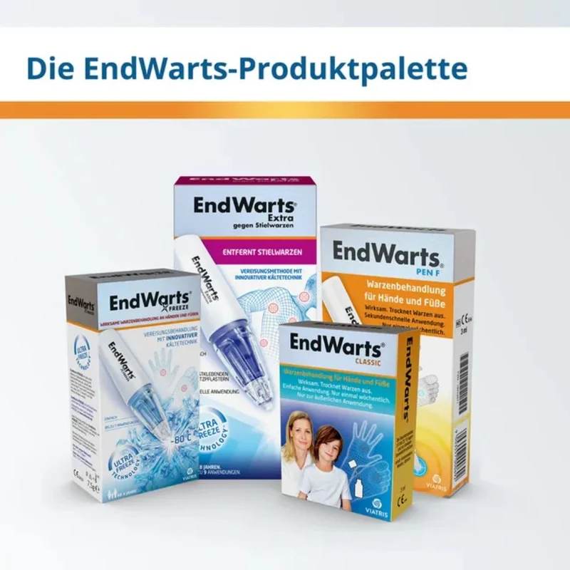 EndWarts PEN F Warzenbehandlung für Hände und Füße, 3 ml Lösung