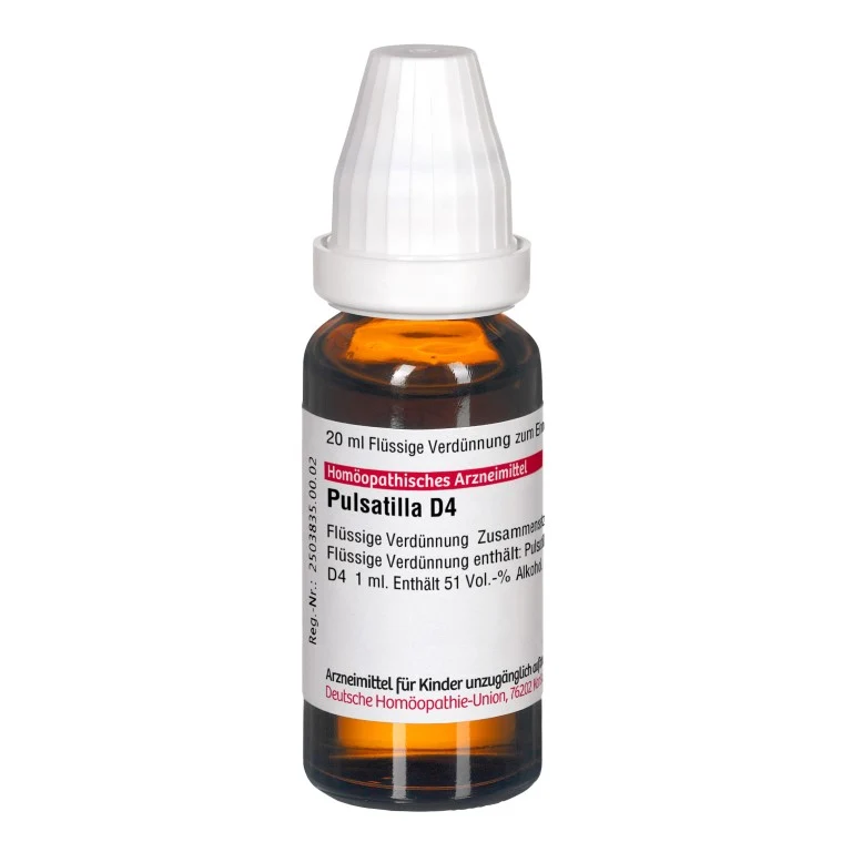 DHU Pulsatilla D4 Dilution, 20 ml Lösung