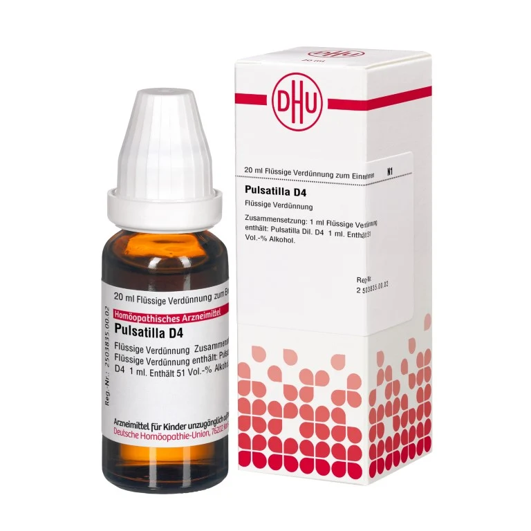 DHU Pulsatilla D4 Dilution, 20 ml Lösung