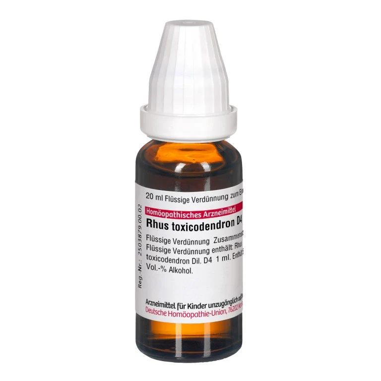 DHU Rhus toxicodendron D4 Dilution, 20 ml Lösung