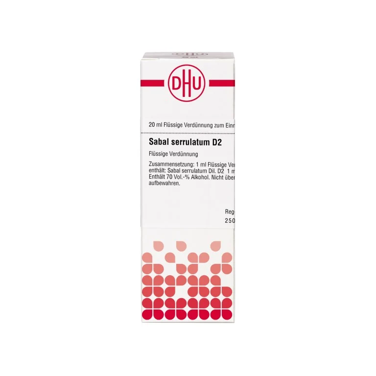 Sabal serrulatum D2 DHU Dilution, 20 ml Lösung