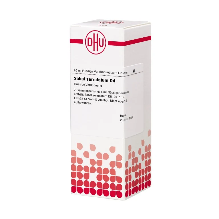 Sabal serrulatum D4 DHU Dilution, 20 ml Lösung