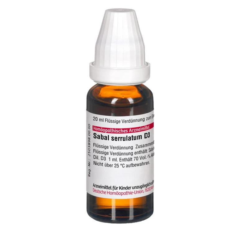 Sabal serrulatum D3 DHU Dilution, 20 ml Lösung